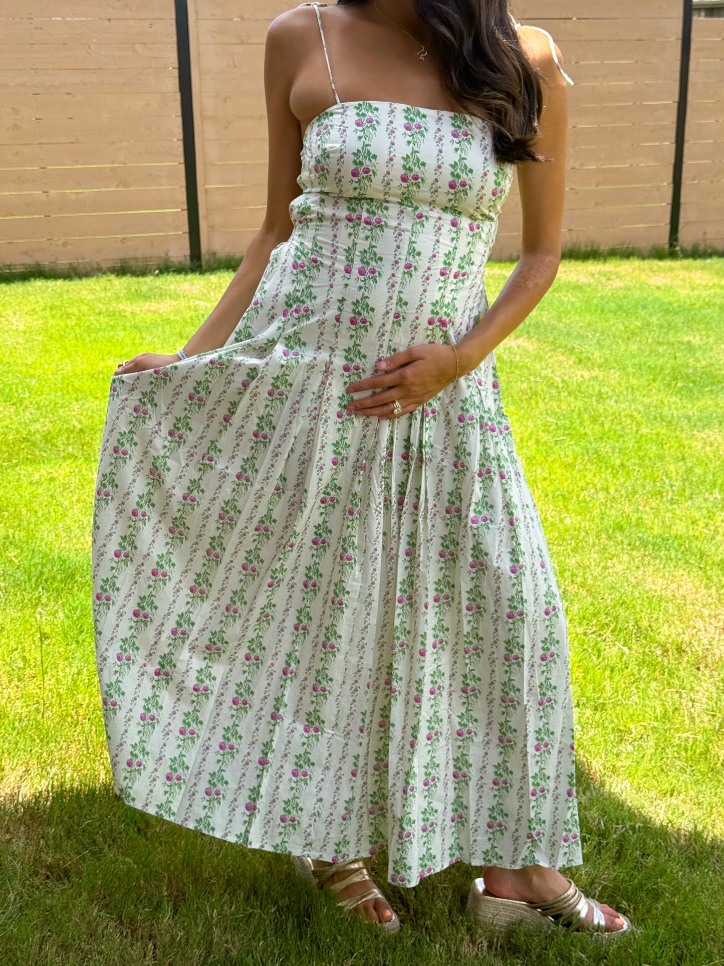 blossom belle midi dress