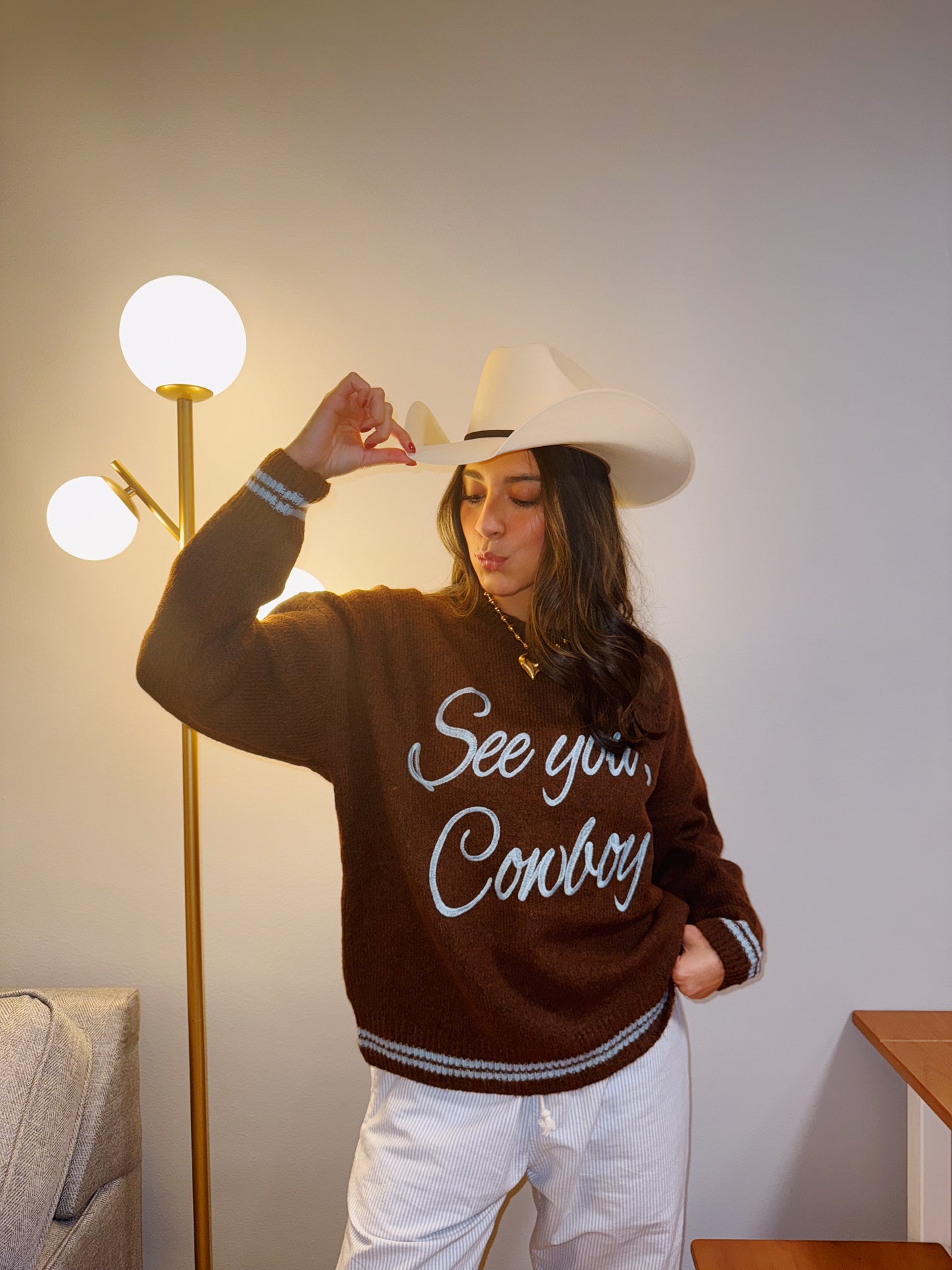 see ya cowboy knit