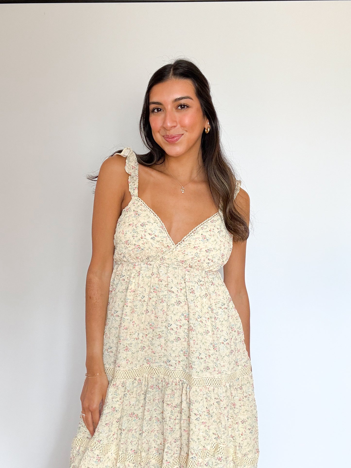sunshine floral maxi dress