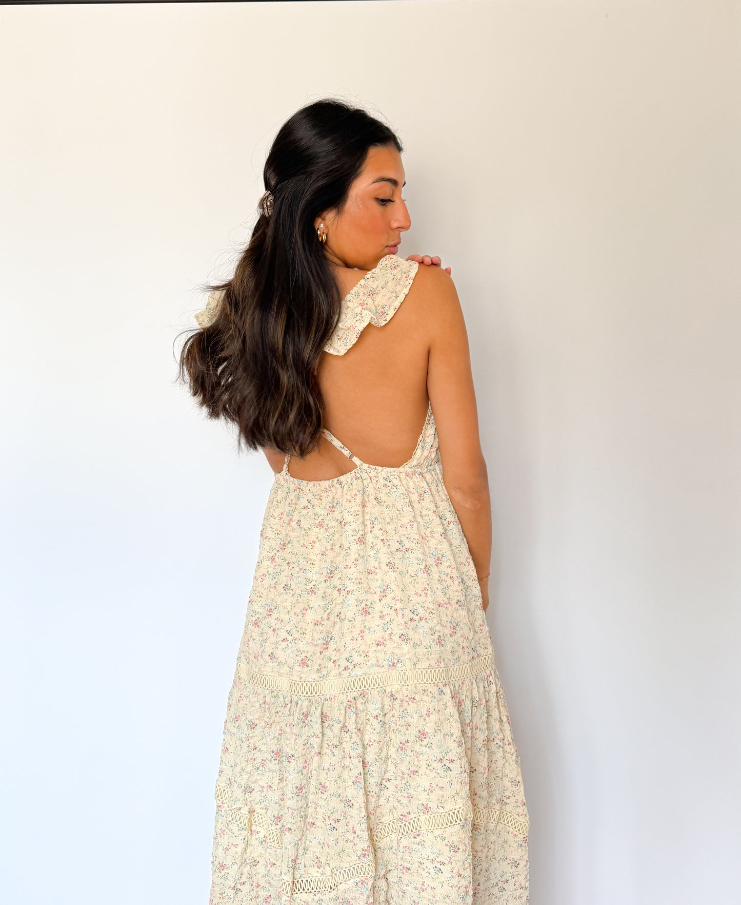 sunshine floral maxi dress