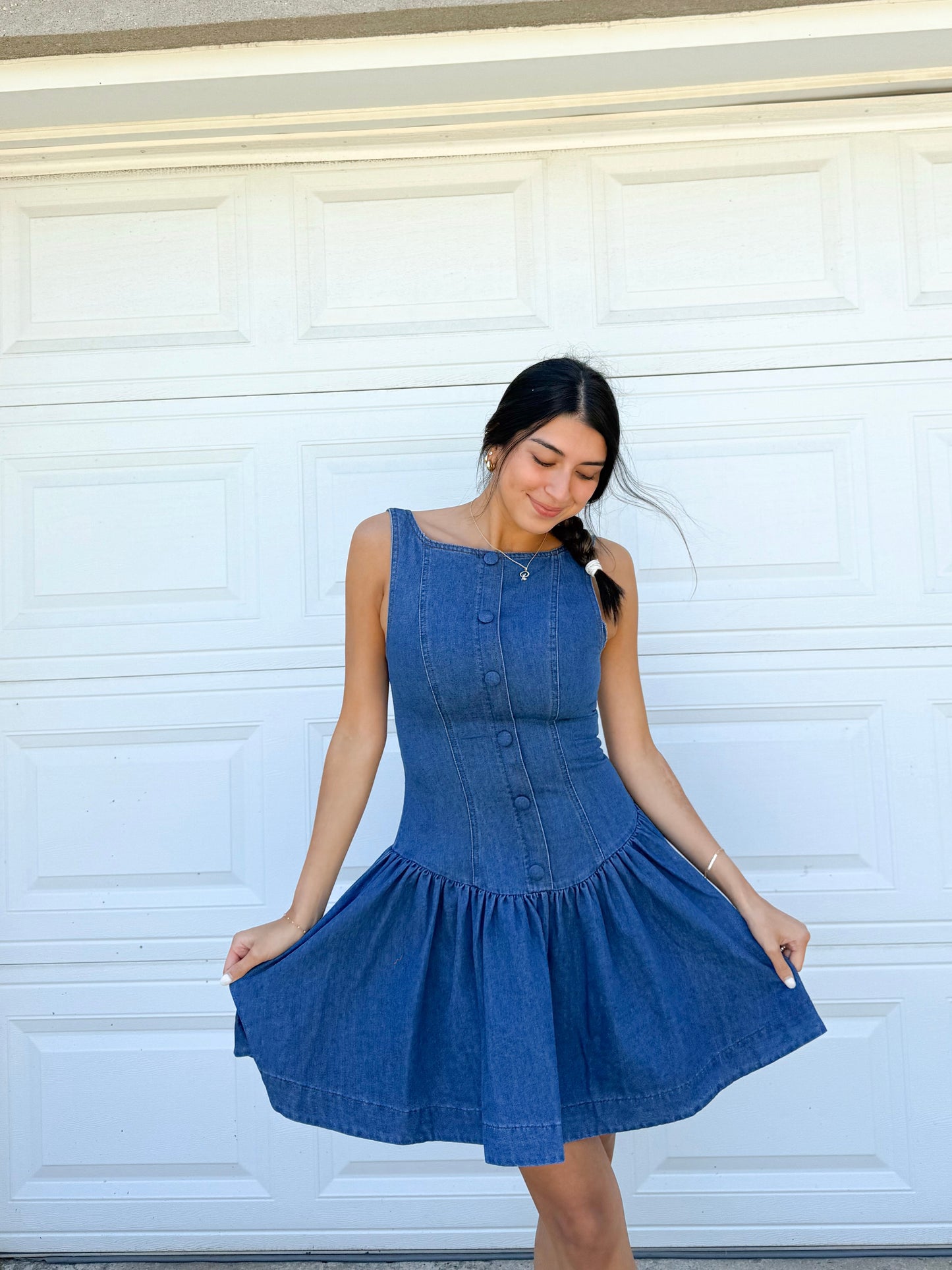 American pie denim dress