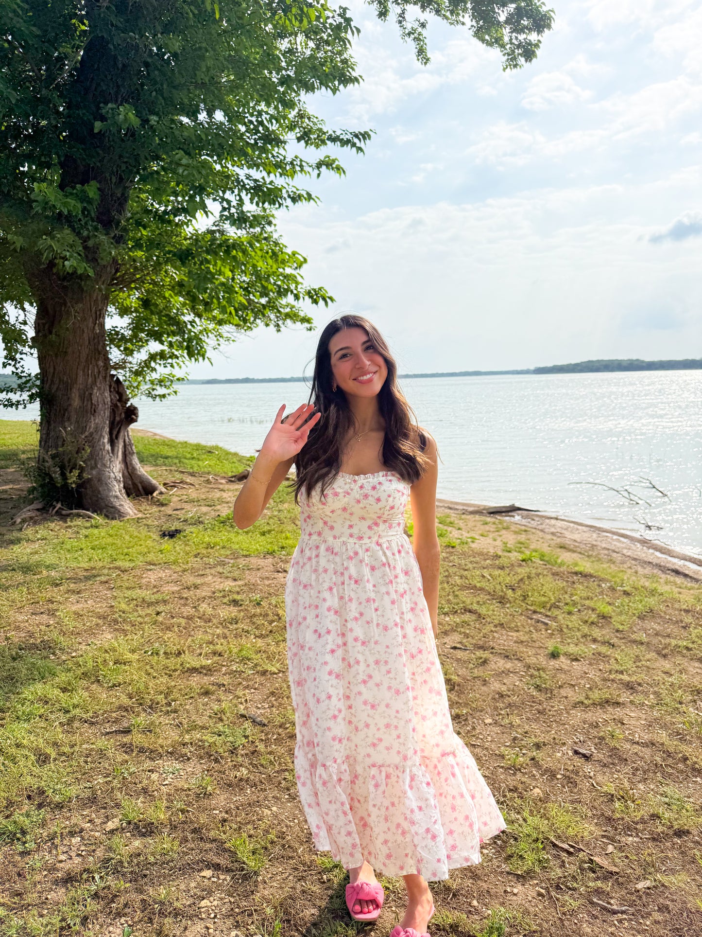 garden fairy midi dress