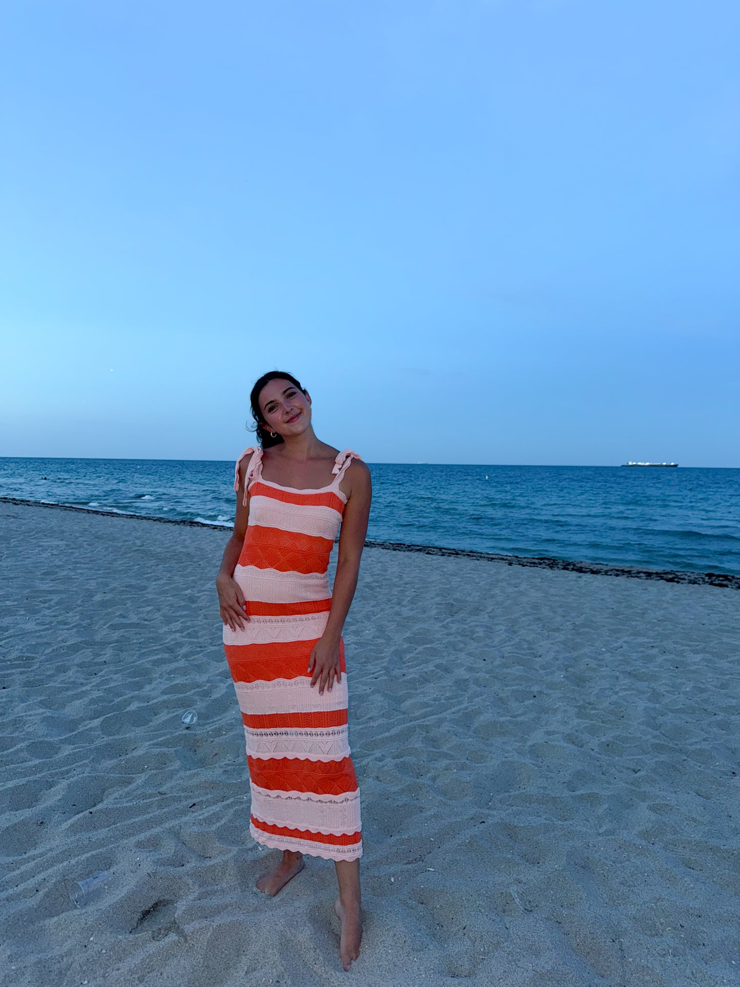 orange dream maxi dress