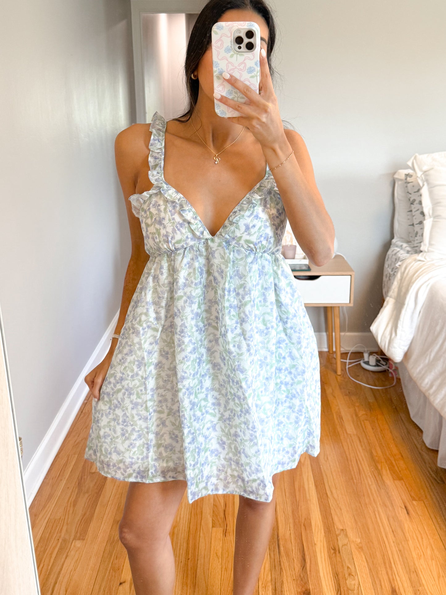 garden fairy babydoll dress