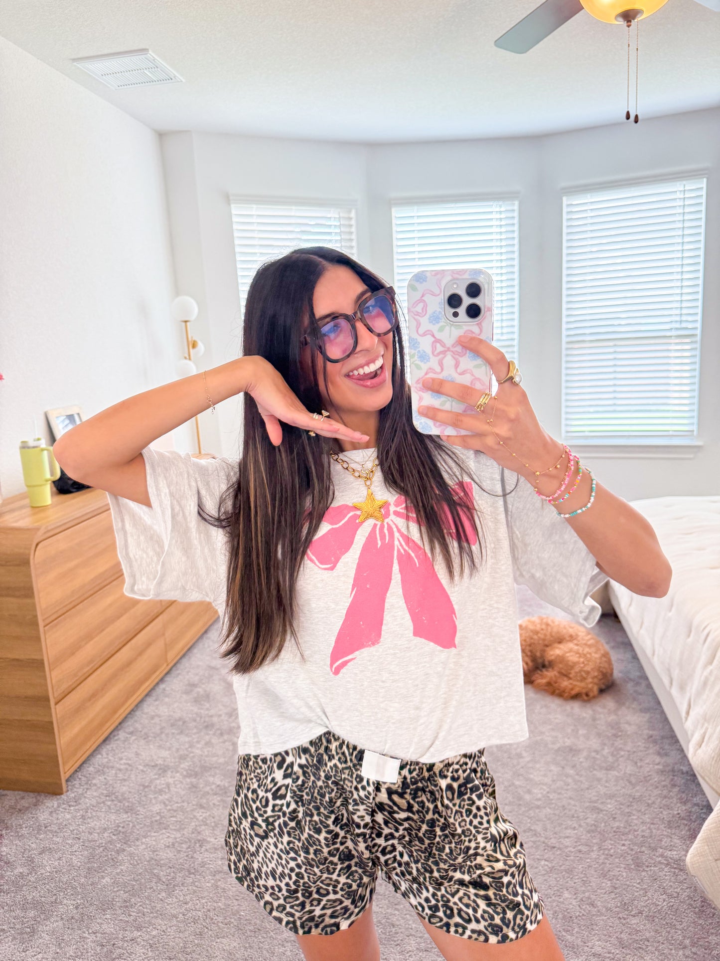 chic leopard shorts