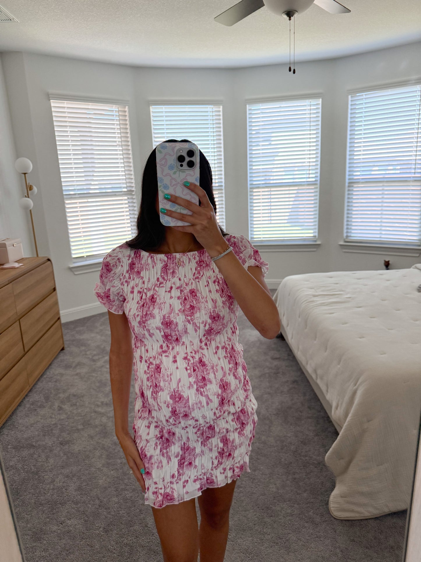 heaven plum mini dress