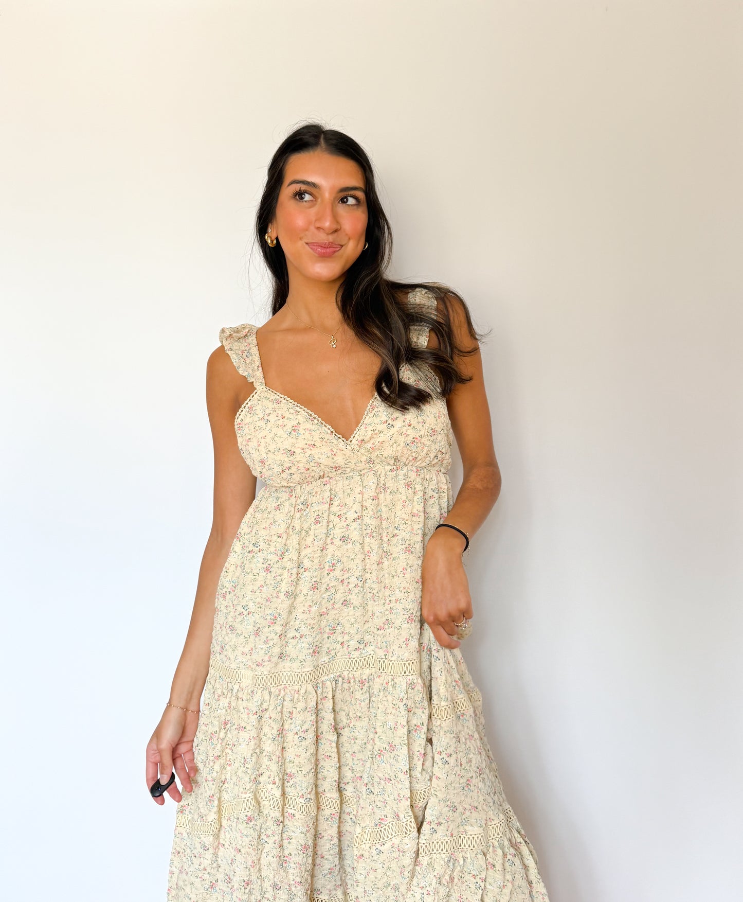sunshine floral maxi dress