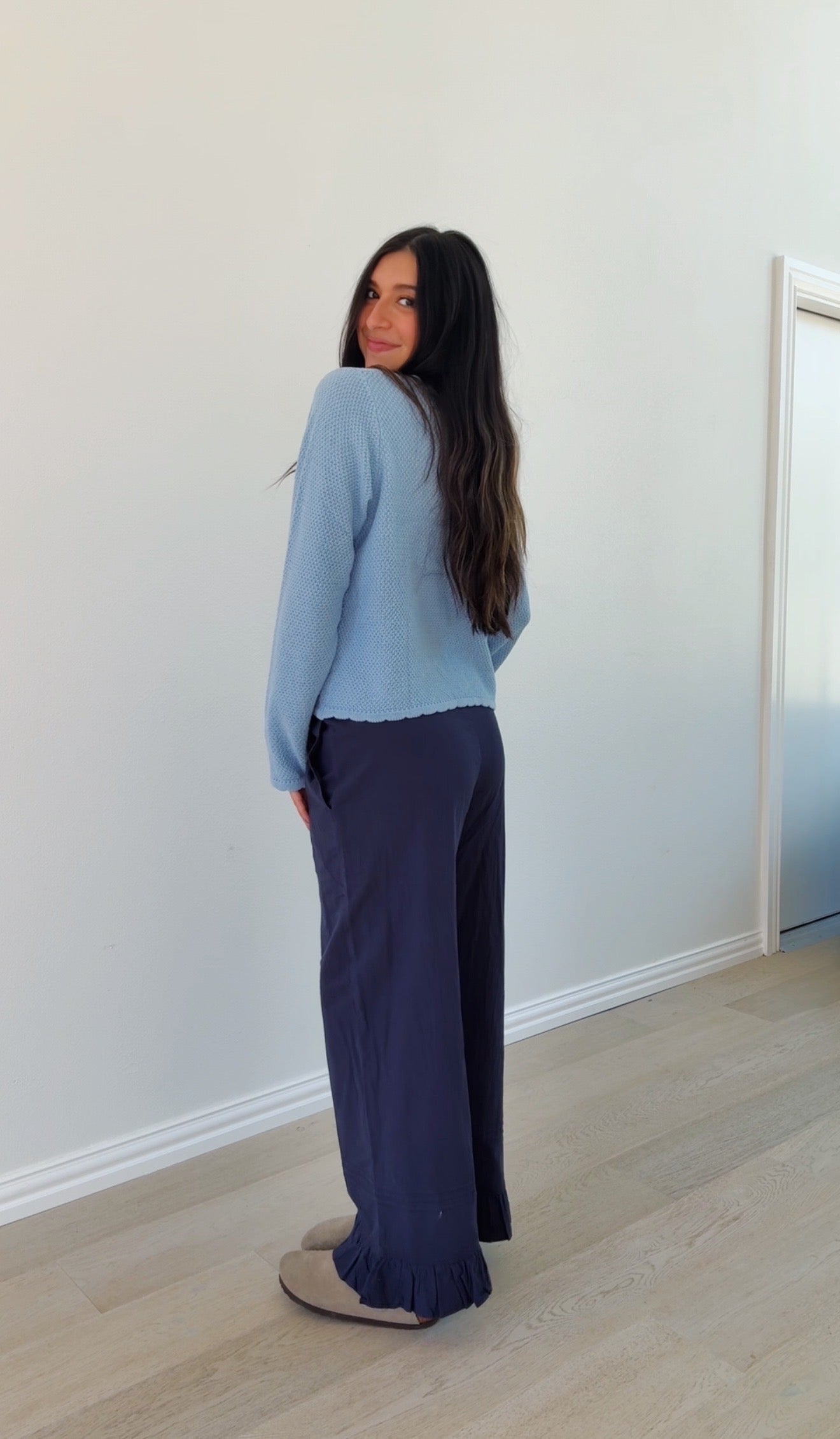 girly ruffle pants