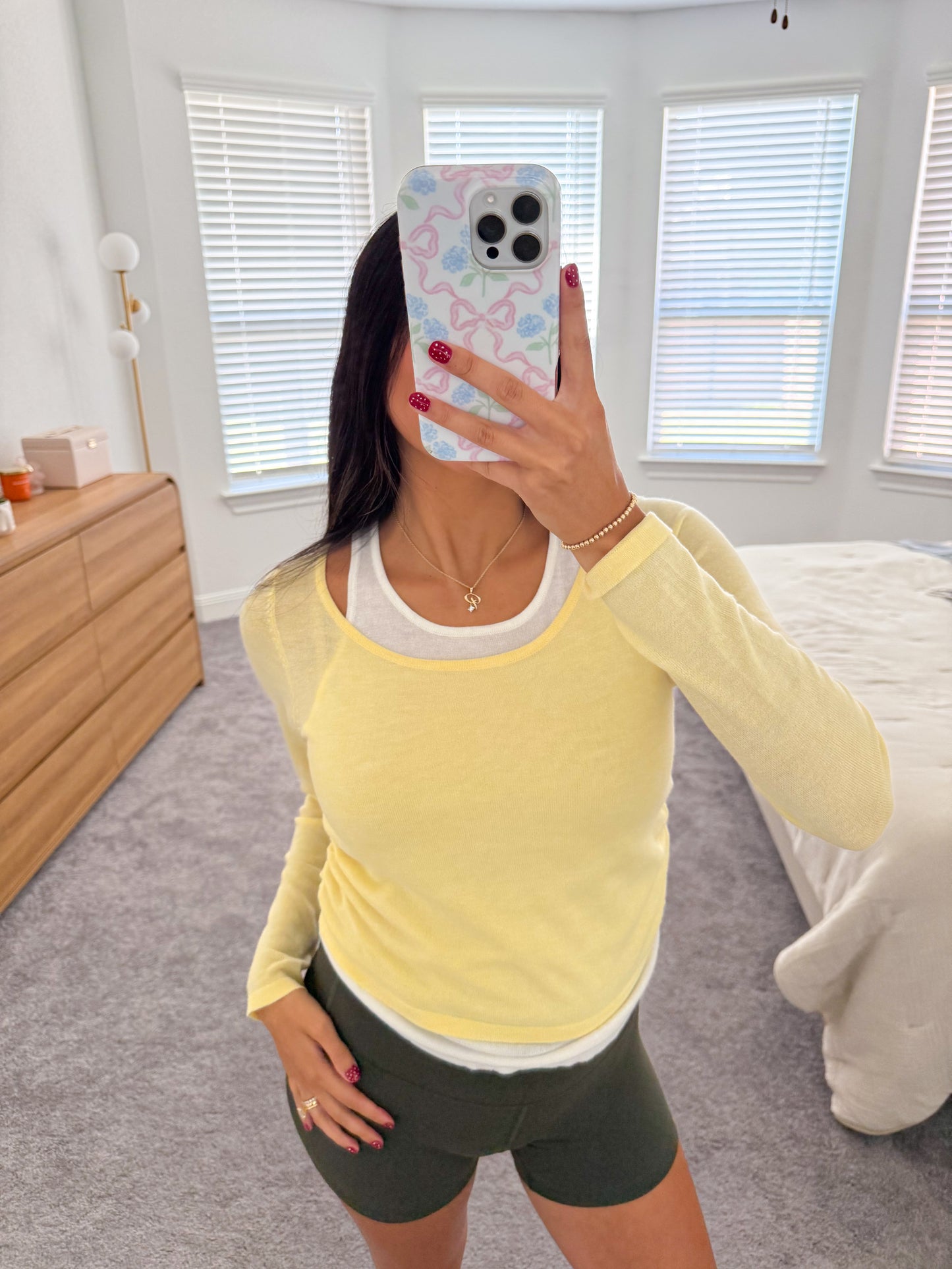 soft layered top -BUTTER