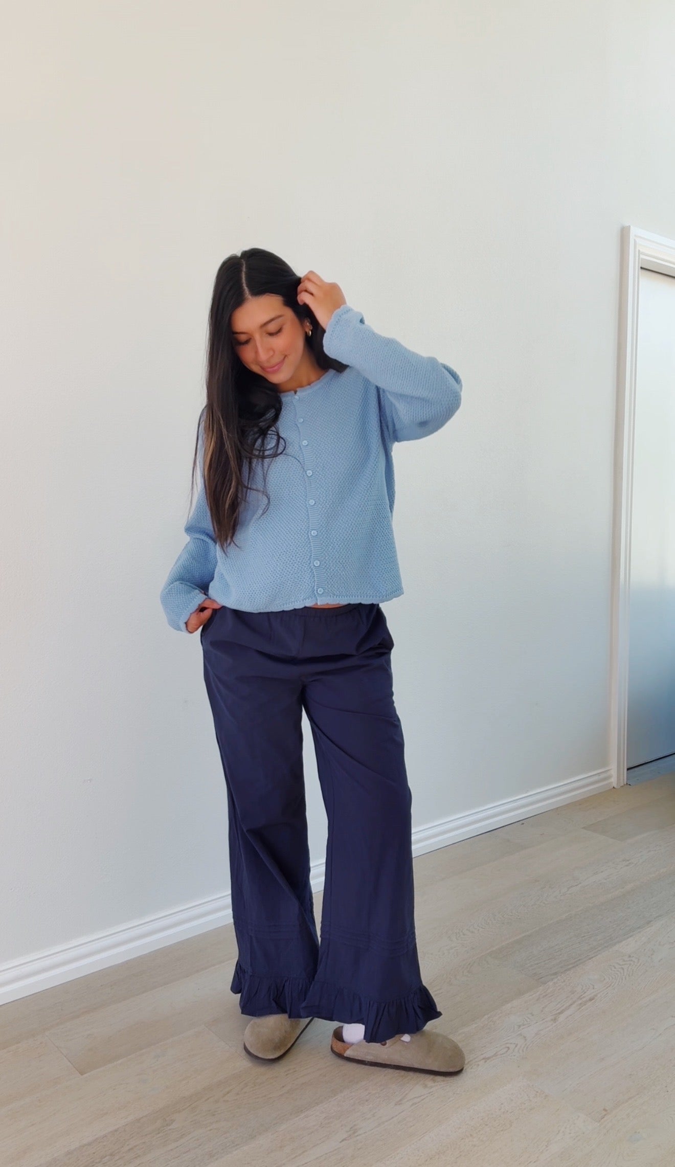 girly ruffle pants