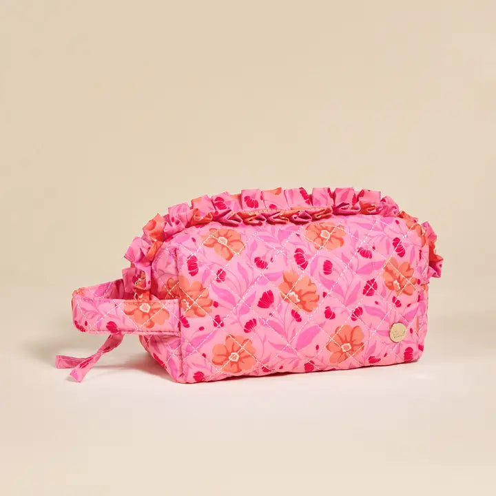 quilted cosmetic bags