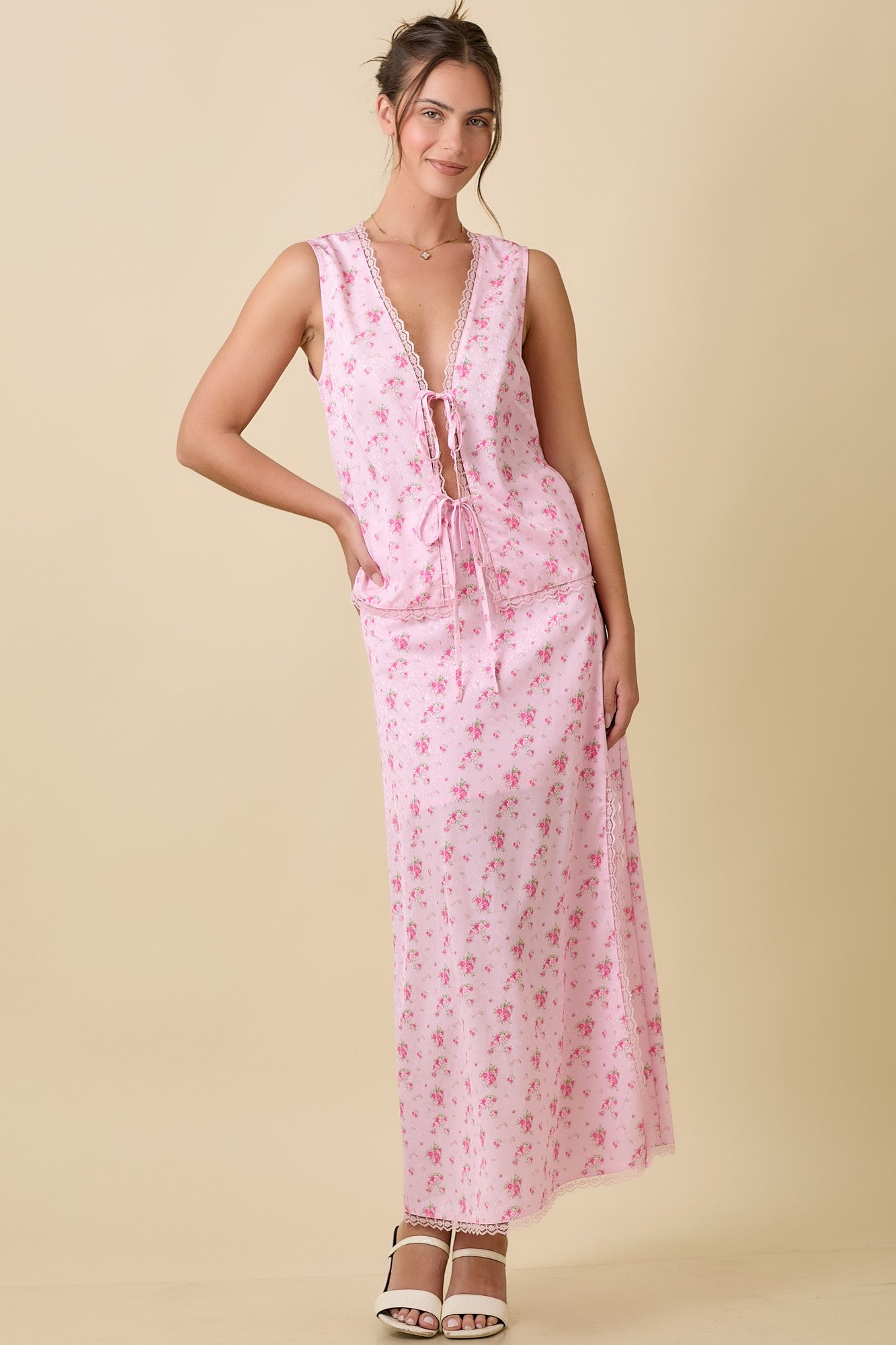 love shack skirt -PINK