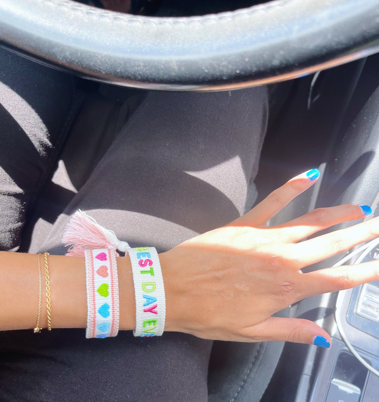 tassel bracelet -BEST DAY EVER