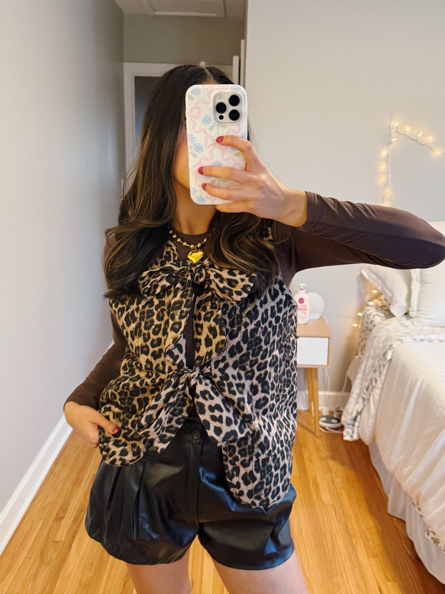 cheetah girl vest