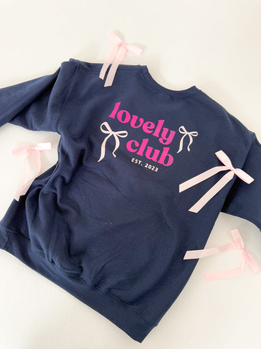 lovely club crewneck