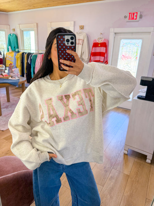 texas camo reversible crew