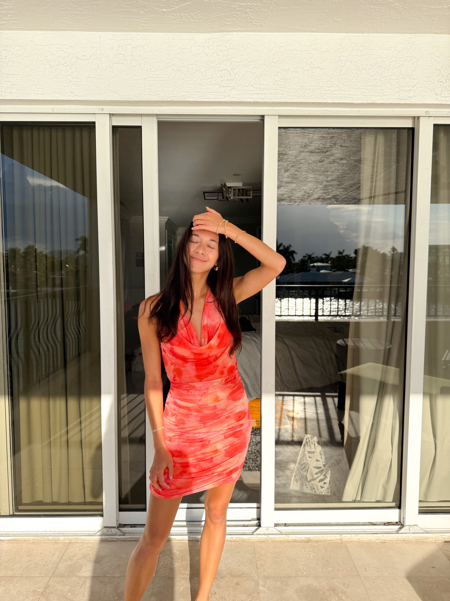 beachy barbie halter dress