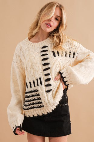 the Nina knit sweater