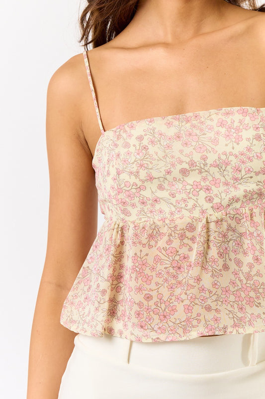 floral babydoll top