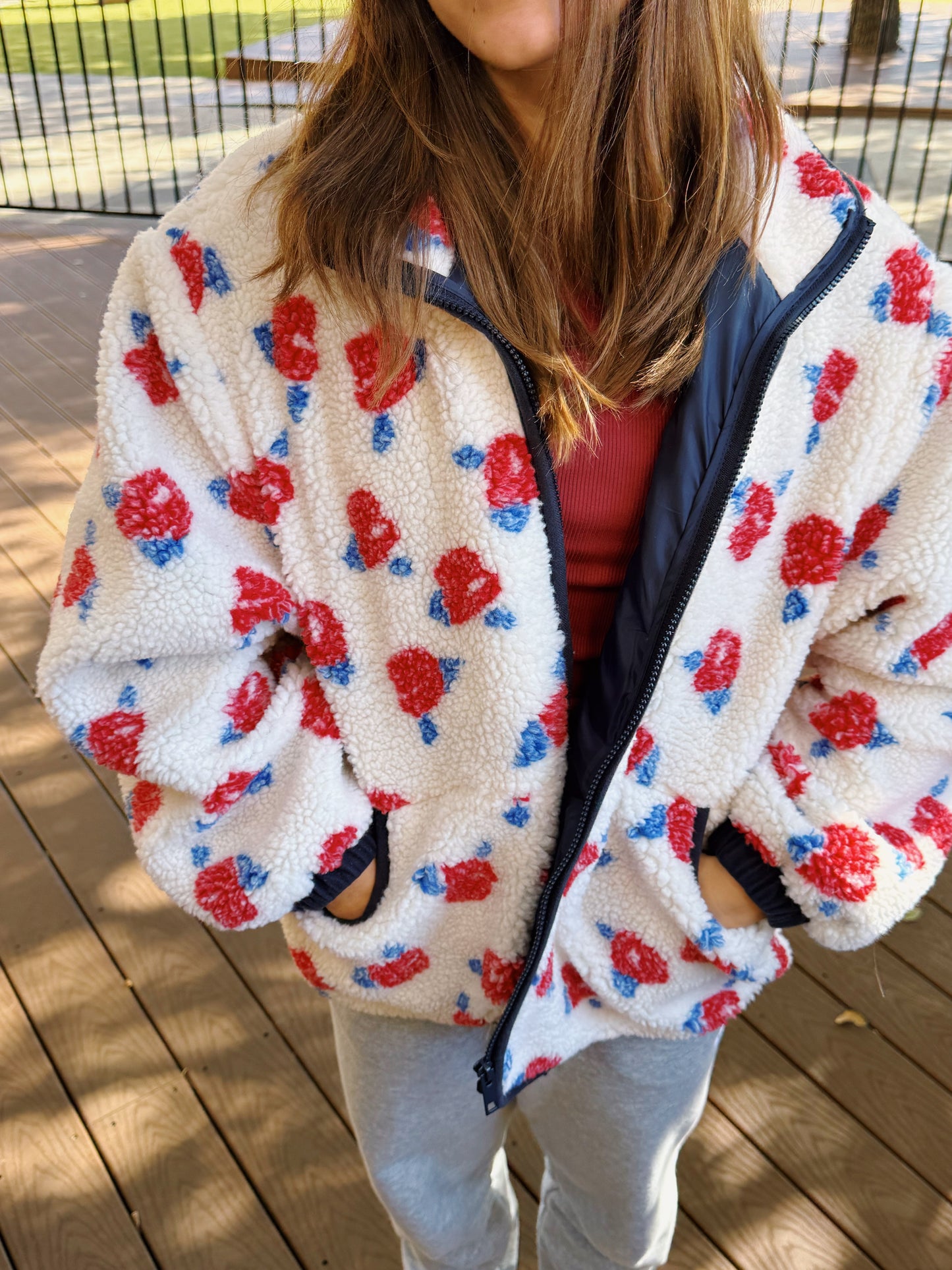 roses are red sherpa