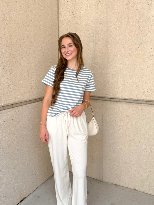 boat striped tee
