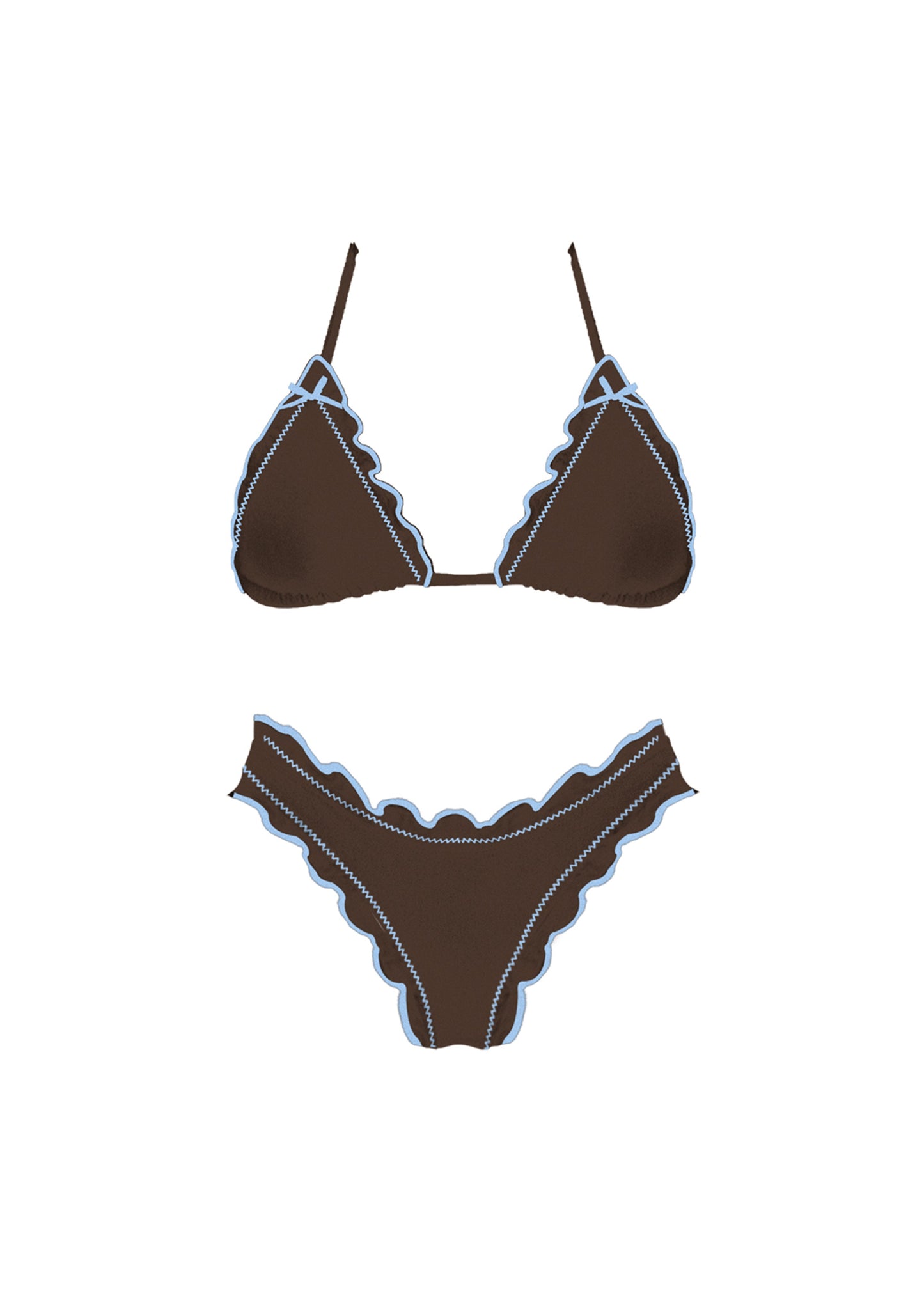 cocoa bow bikini set