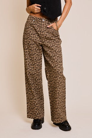 cheetah jeans (PREORDER)