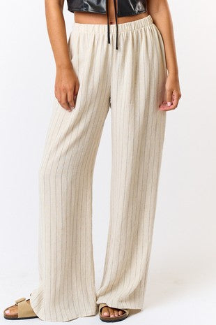 beachy striped pants