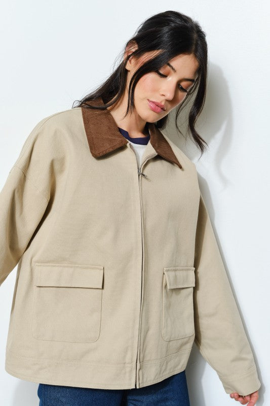 tan barn jacket