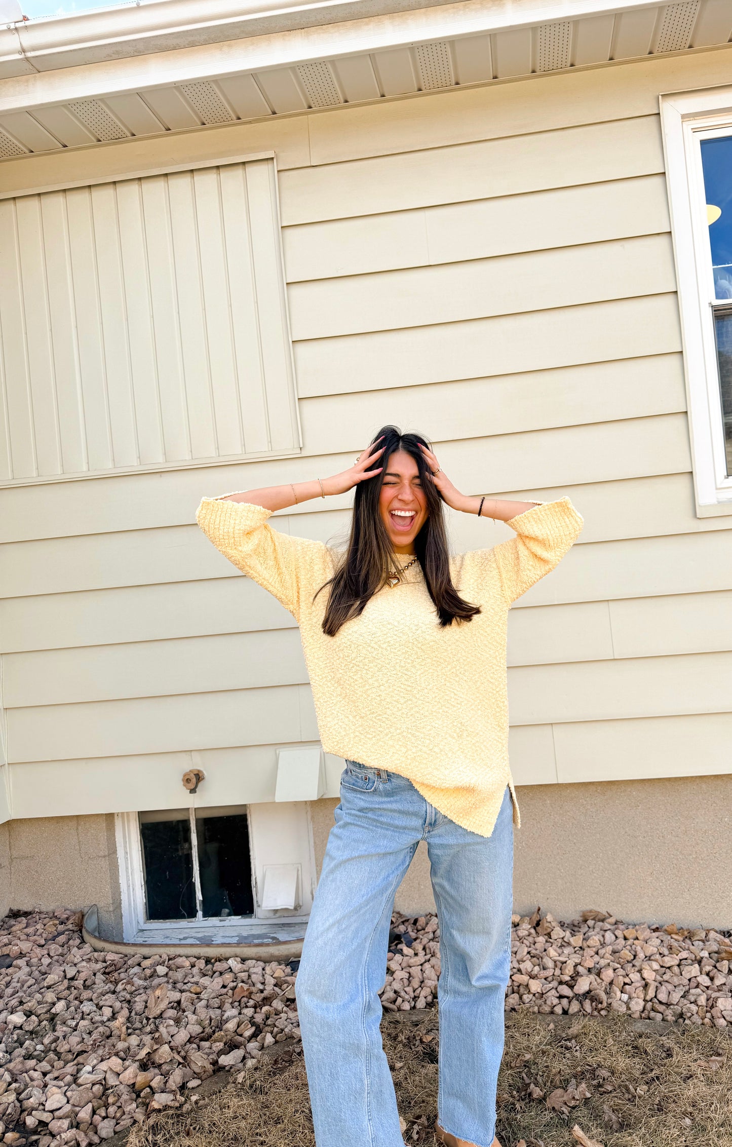 sweet sunshine sweater top