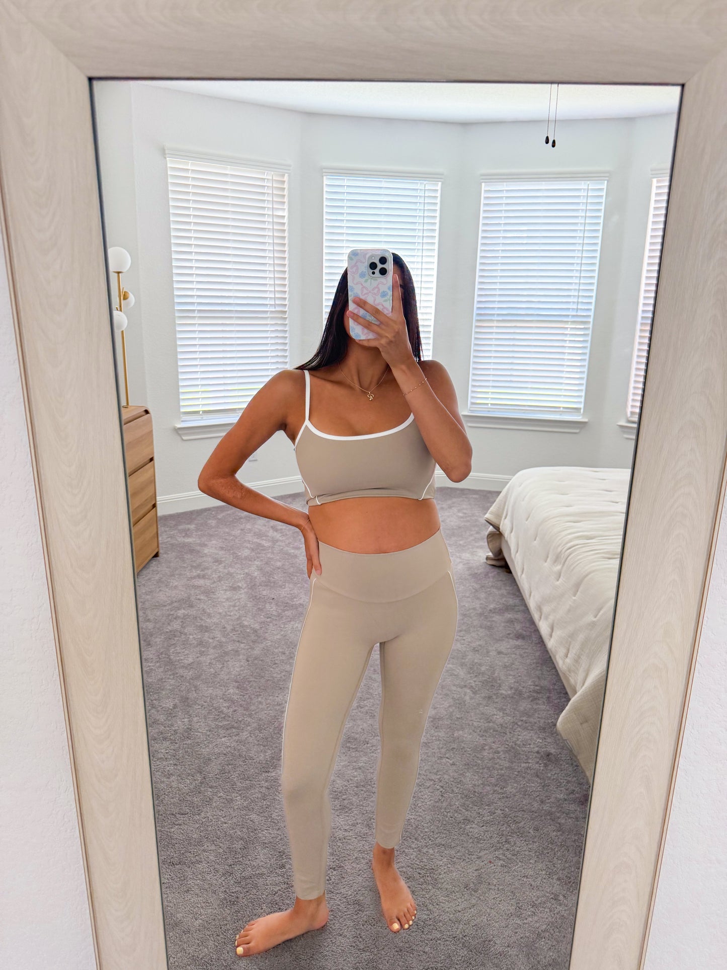 the active essential leggings -TAN