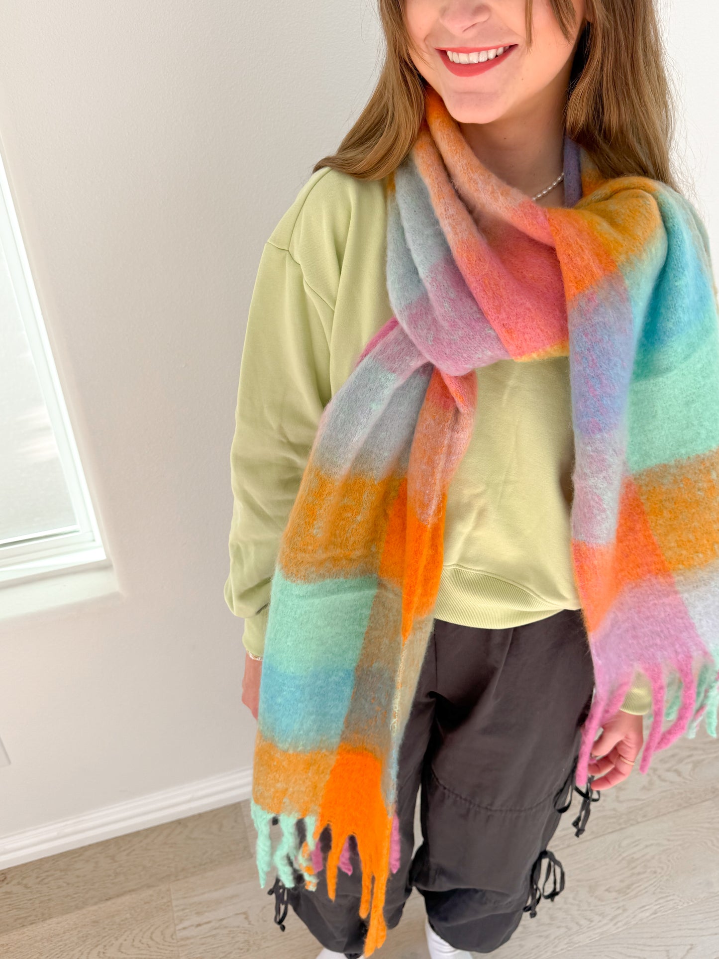 lovely colorful scarfs