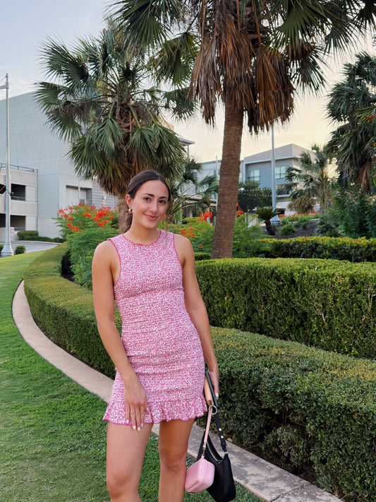 pink merlot dress