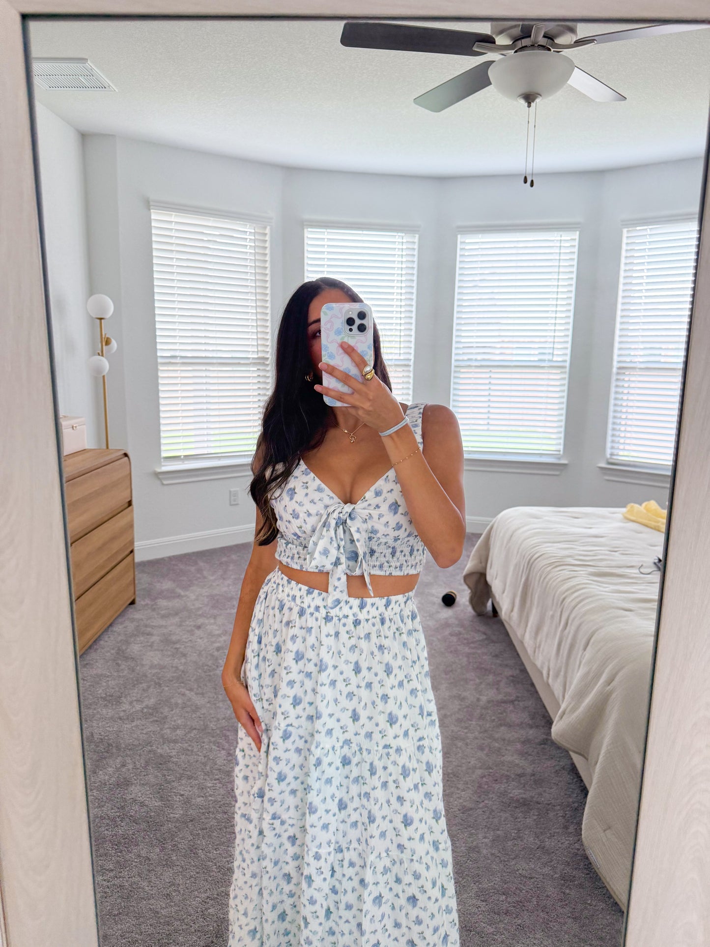Santorini floral set