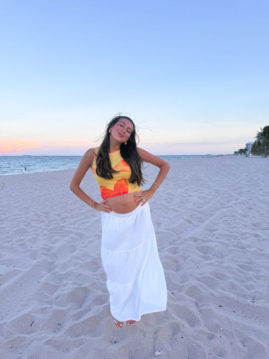 sunkissed blouse