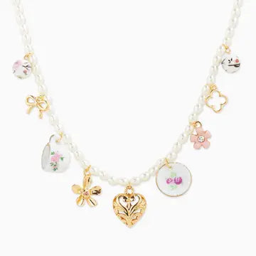 pearl princess charm necklace