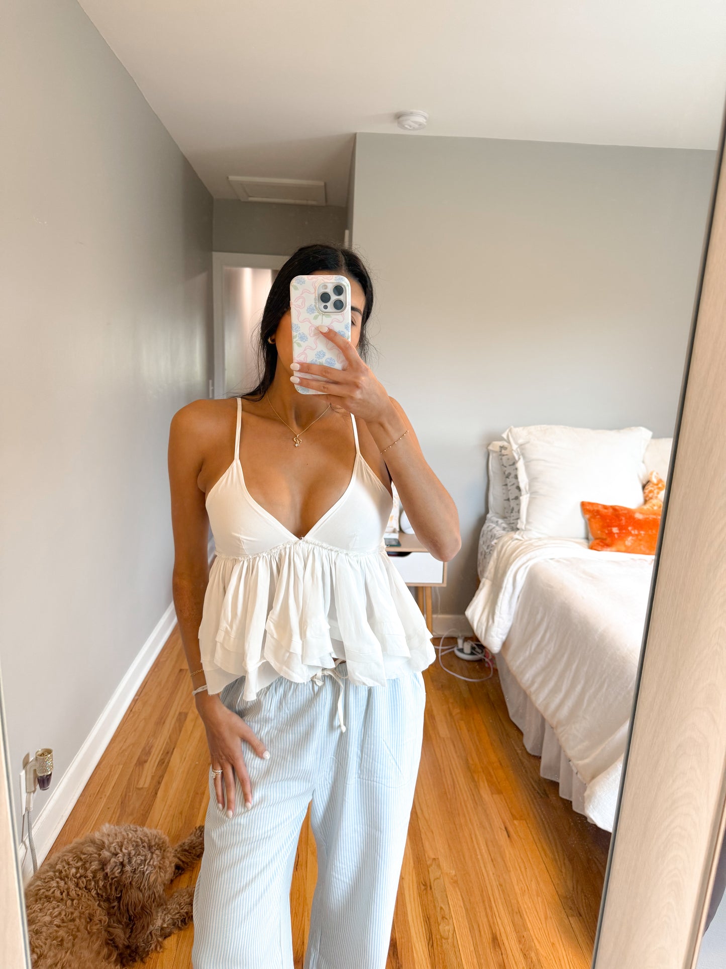 dainty lover babydoll top