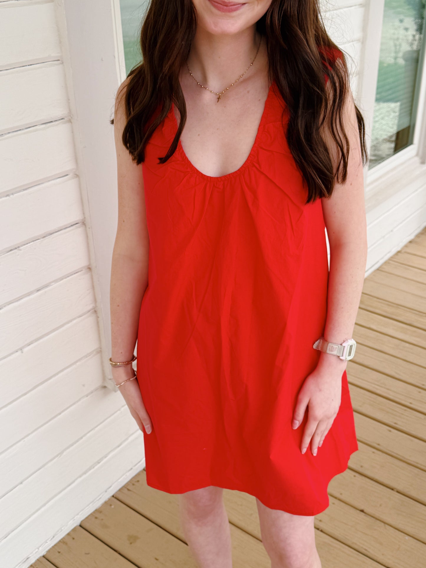 daily babydoll dress -RED
