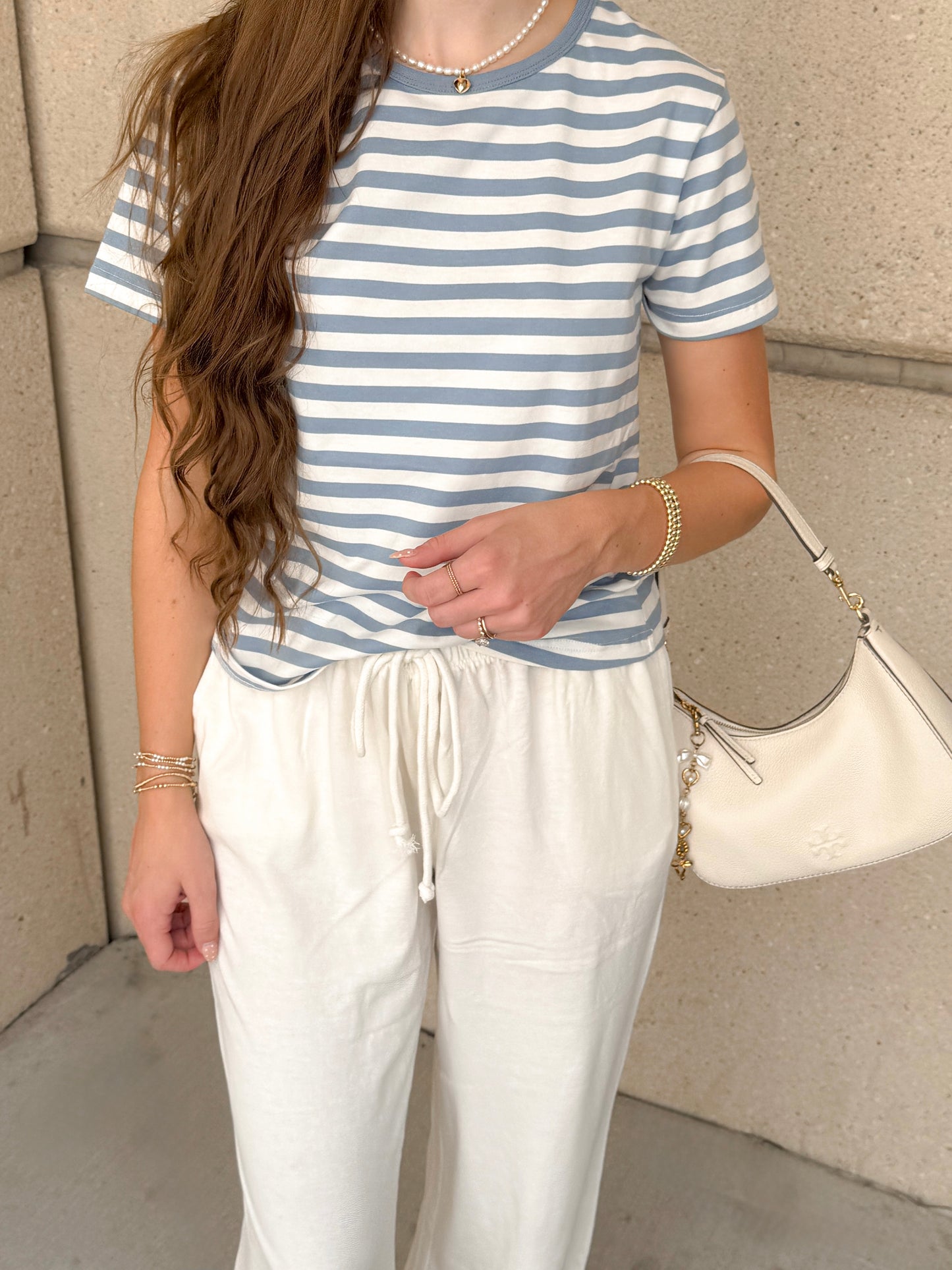 boat striped tee