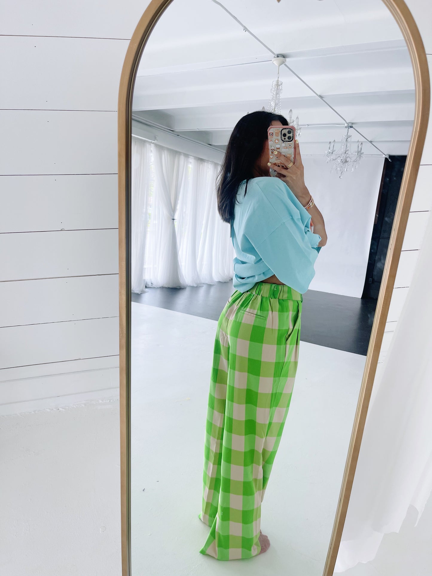 bright apple trousers