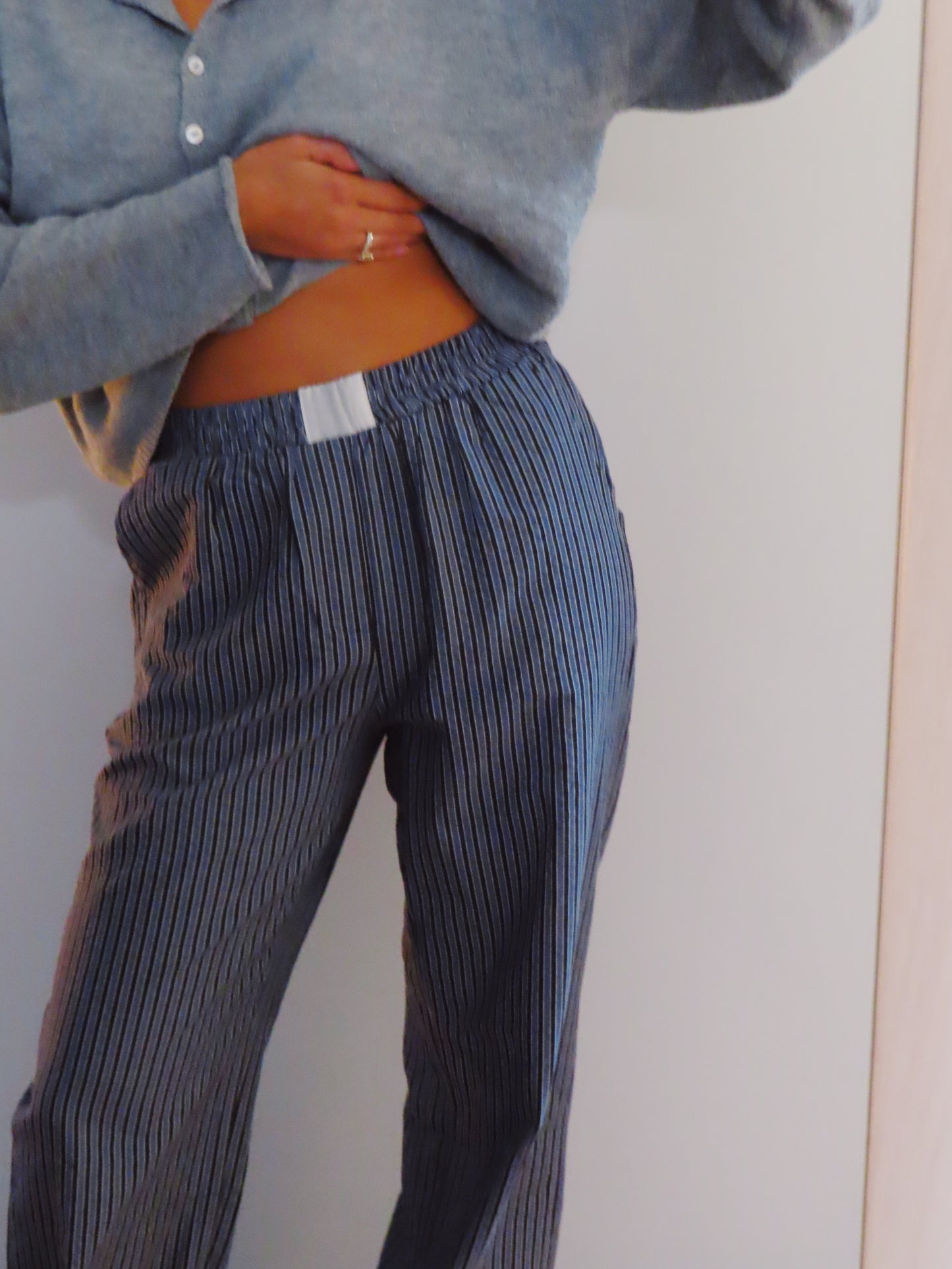 pajama striped pants