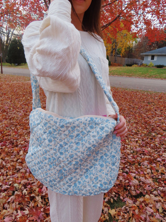 floral shoulder bags