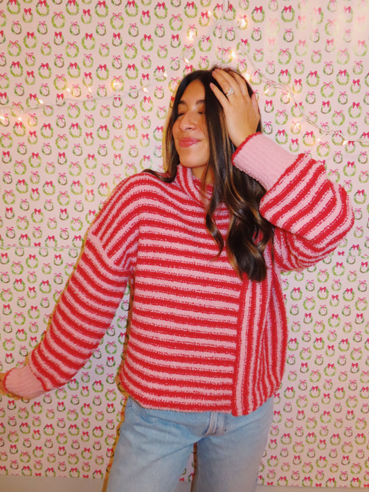 candy cane lane sweater (PREORDER)