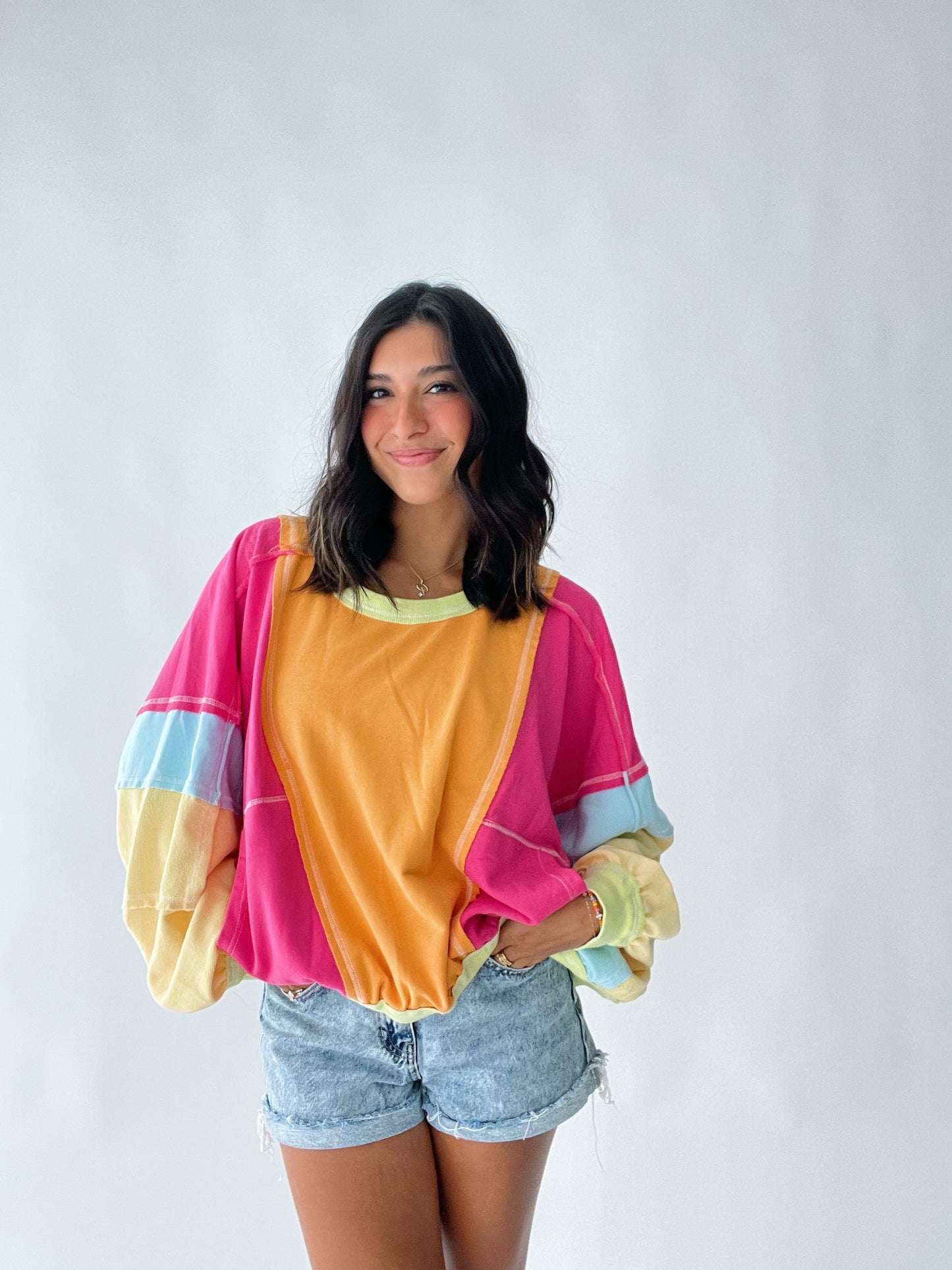 sherbet sunday pullover