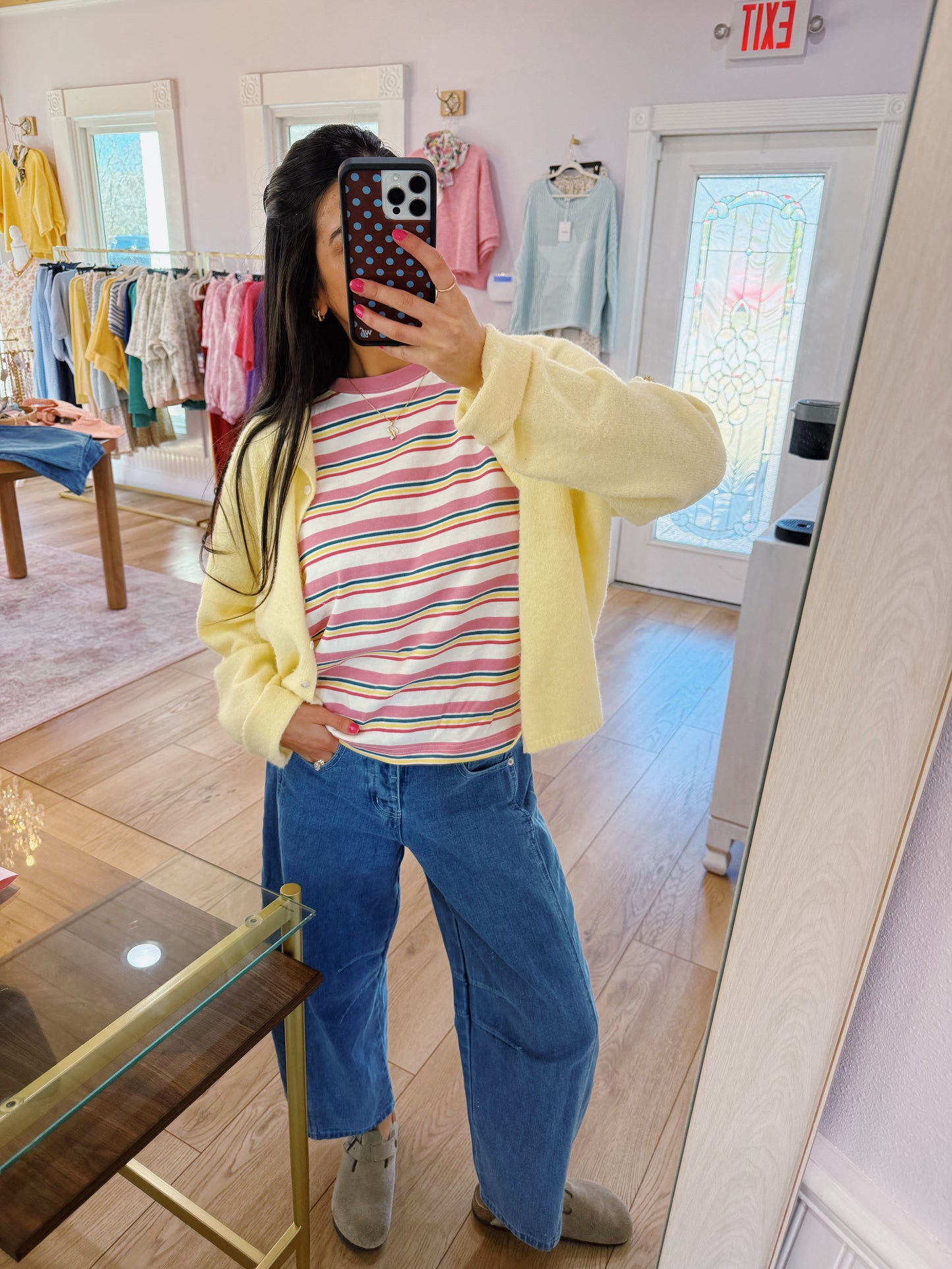 starburst striped tee (PREORDER)