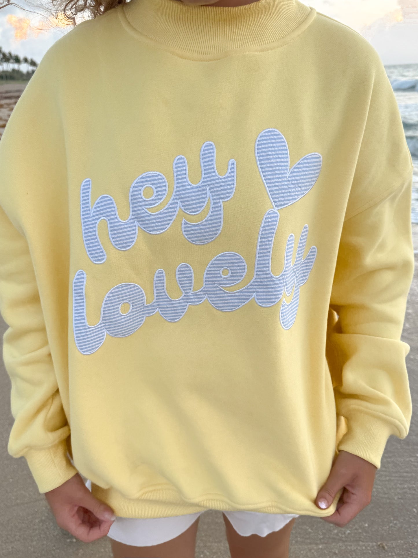 hey lovely mockneck -BUTTER