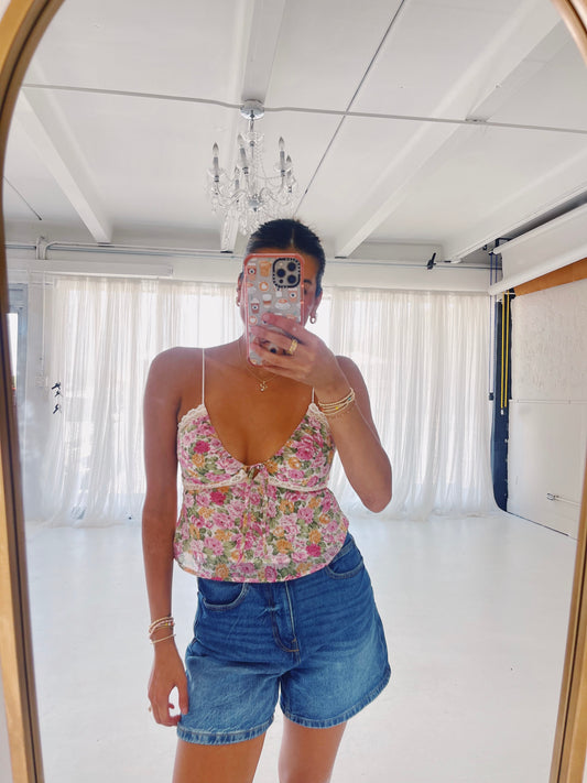 the Camille floral top 1 LEFT