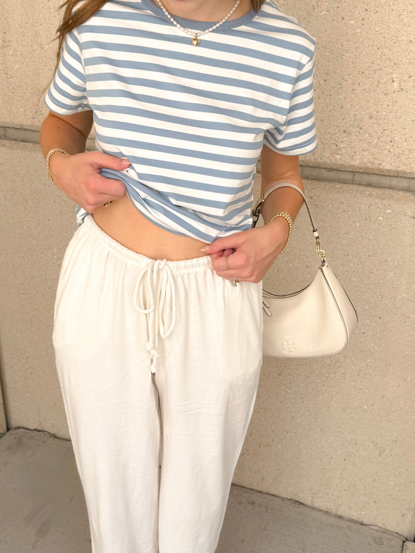 boat striped tee