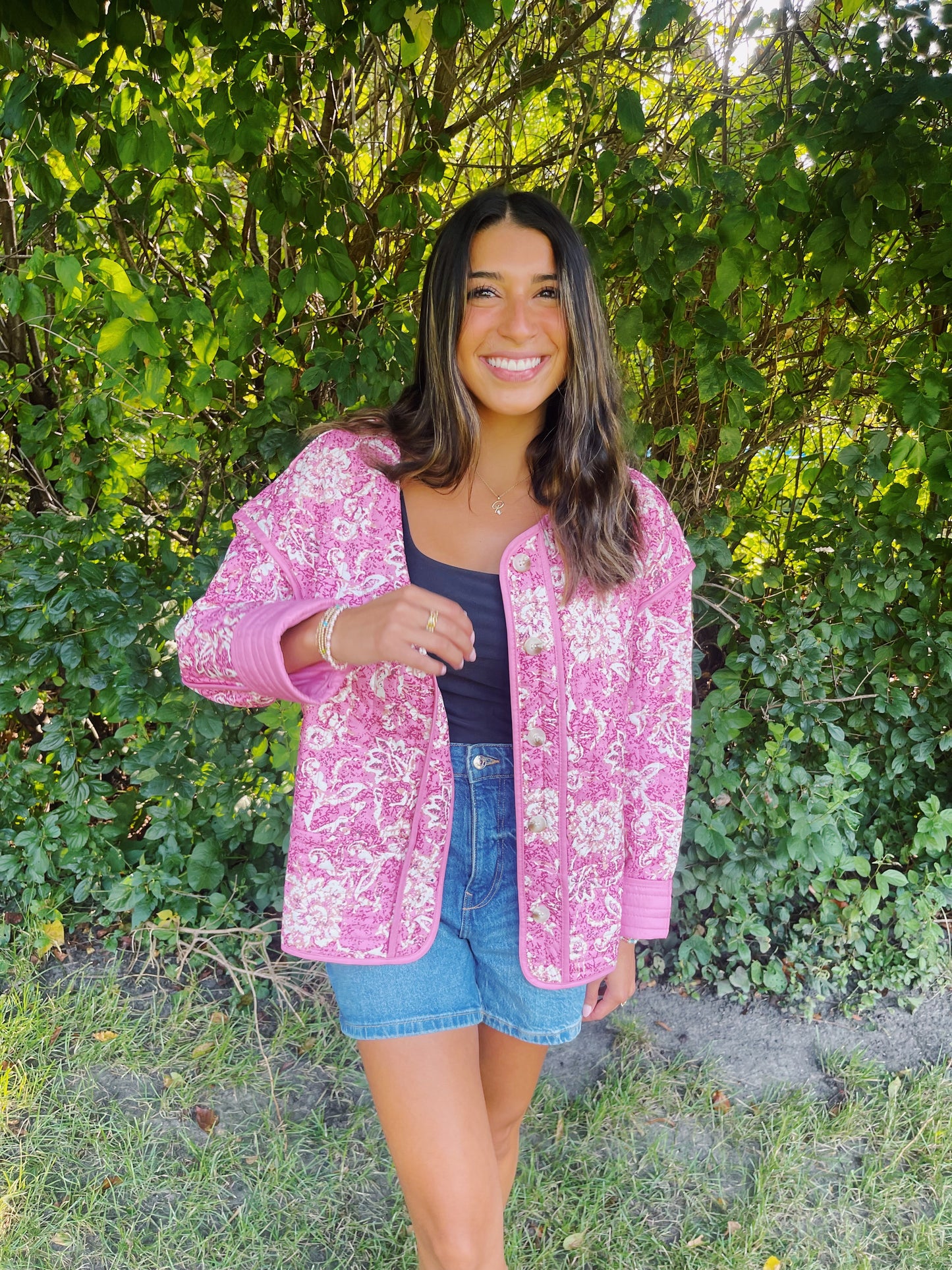 lovely floral jacket