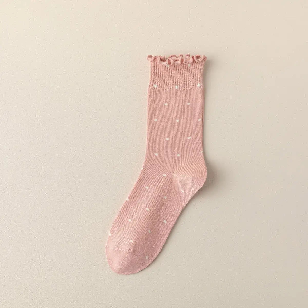 girly polka dot socks